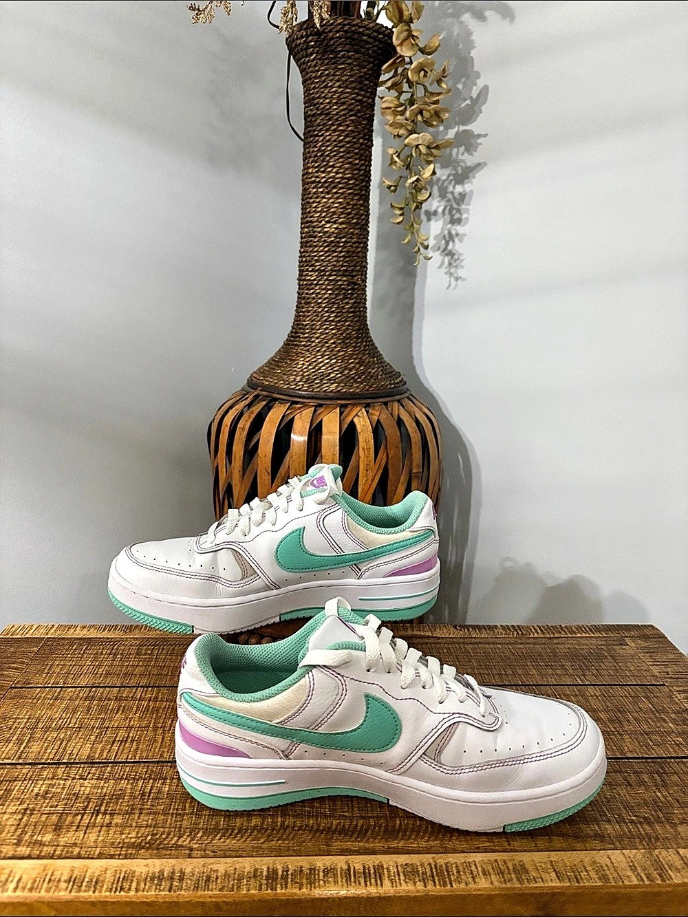 Nike Air Force 1 Women's Sneakers White Green US 8